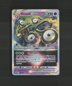 Unown VSTAR 066/195 Silver Tempest Ultra Rare Holo Pokemon Card NM - Bild 1 von 10