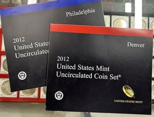 2012 (P+D) US Mint UNCIRCULATED 28 Coin Set. OGP! - Picture 1 of 1