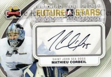 2011-12 Between The Pipes Auto #AMCO Mathieu Corbeil