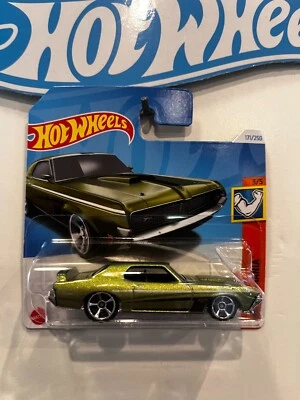 2024 HOT WHEELS GREEN '69 MERCURY COUGAR ELEIMINATOR 3/5 MUSCL MANIA #171 - Image 1 of 2