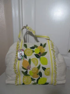 AMERICA & BEYOND LARGE TOTE BAG MAKE LEMONADE NWT - Picture 1 of 12