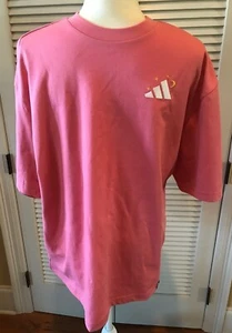 Camisa ADIDAS Rosa Unisex NUEVA con Etiquetas Talla S Gráfico Único Cree en el Poder - Imagen 1 de 10