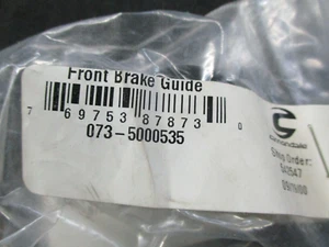 CANNONDALE 073-5000535 FRONT BRAKE GUIDE ( 2 PACK ) MX400 / 440 - Picture 1 of 2