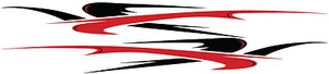 2 RV Car Truck Trailer Side Accent Decals Graphics Stripes Vinyl PB228 - Picture 1 of 16