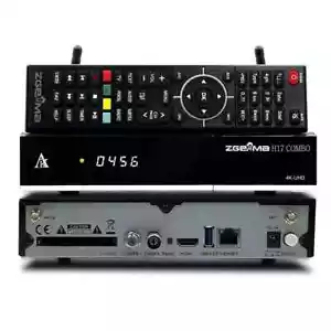 Receptor de TV vía satélite ZGEMMA H17 2025 COMBO 4K UHD con DVB S2X + DVB T2/C Linux - Imagen 1 de 9