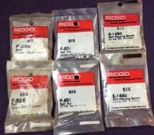 NOS Ridgid 10 Cutter Parts 12 Rollers ,13 Pins , 11 Housing Screws Unopened Pack - Picture 1 of 2
