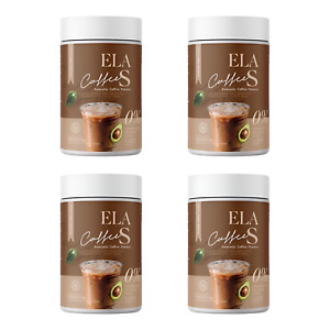 ELA S Coffee Instant Powder Mix Drink Avocado No Sugar Control Hunger Diet x4