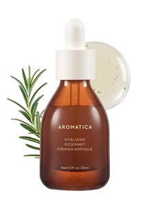 AROMATICA Vitalisierendes Rosmarin Straffende Ampulle HA Retinol Serum 1,0 flüssige Unzen Neu in OVP - Bild 1 von 8