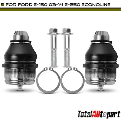2 piezas rótula para Ford E-150 2003-2014 E-250 E-350 Super Duty parte superior delantera Foto 1 de 4