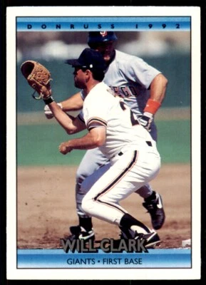 1992 Donruss Will Clark San Francisco Giants #214 - Image 1 of 2