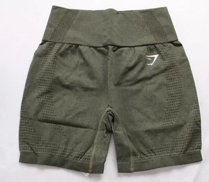 Gymshark Women's Vital Seamless 2.0 High-Waist Shorts DM3 Green Medium NWT - Picture 1 of 6