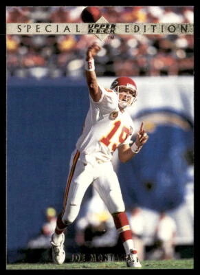 Joe Montana 1995 Upper Deck Special Edition Gold #SE14 - Kansas City Chiefs - Image 1 of 2