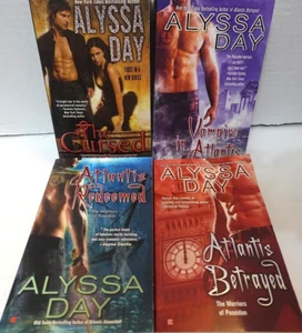Alyssa Day paperback book lot (Atlantis/Black Swan/vampire/Poseidon) 4 books - Imagen 1 de 5