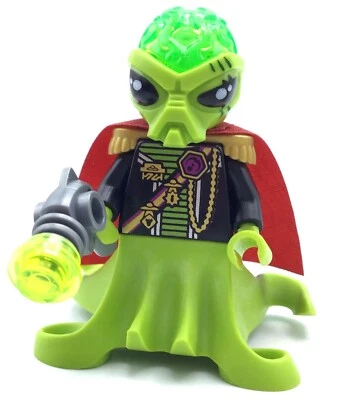 LEGO NEW ALIEN COMMANDER MINIFIGURE (2011) SPACE COMPLETE FIG FROM SET 7065 - Image 1 of 3