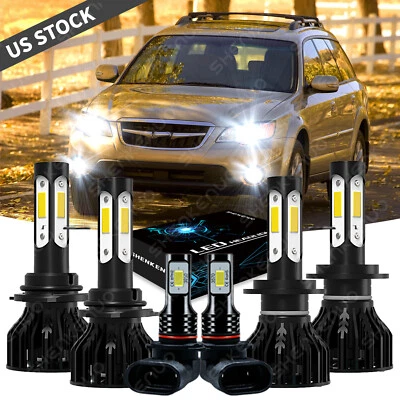 Combo bombillas LED antiniebla faros antiniebla para Subaru Outback 2005 2006 2007 2008 2009 Foto 1 de 4