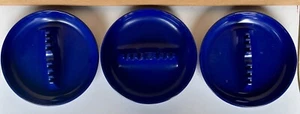 3 Melamina vintage GES-LINE #341 7 pollici Posacenere rotondo blu USA sigaretta Melmac - Foto 1 di 6