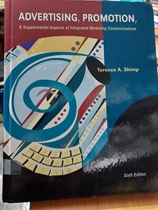 Advertising, Promotion &Suppl. Aspects of Integrated Marketing Comm. 6th ed. HA7 - Picture 1 of 8