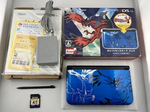 [S-rank] Nintendo 3DS LL Pokemon Y Pack con Caricatore/Stilo/Scatola Istruzioni - Foto 1 di 12