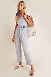 Anthropologie Saturday Sunday Madeline Jumpsuit Gray Terry SZ XS ****READ******