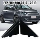 Gloss Black Mirror Triangle Trim Plate for Fiat 500 Left and Right Set