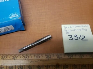 Lote de 7 piezas Greenfield Tap 1/2"-20 4fl enchufe H3 nuevo EE. UU.  - Imagen 1 de 4