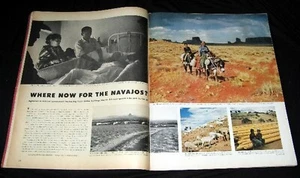 NAVAJO INDIANS 1953 PICTORIAL AGITATION TO REMOVE U.S. TRUSTEESHIP FOR TRIBE - Picture 1 of 2