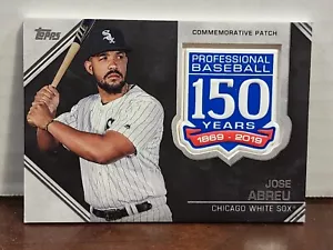 Patch 150° anniversario Topps Serie 1 JOSE ABREU 2019 #AMP-JA - Foto 1 di 2