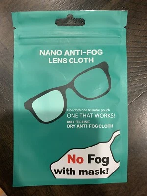 JYS&TECH EASY VIEW Anti-Fog Cloth - Nano Anti Fog Cloth for Glasses Goggles M...