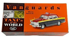 Vanguards 1/43 Scale Model Morris Oxford Hong Kong Taxi Black Vanguards VA05403 - Picture 1 of 2
