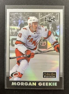 Morgan Geekie-2020-21 O-Pee-Chee Platinum Retro Rookie Rainbow RC#R-91 - Canes - Picture 1 of 2