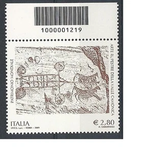 2009 ITALIA ARTE RUPESTRE - CODICE A BARRE - Picture 1 of 1