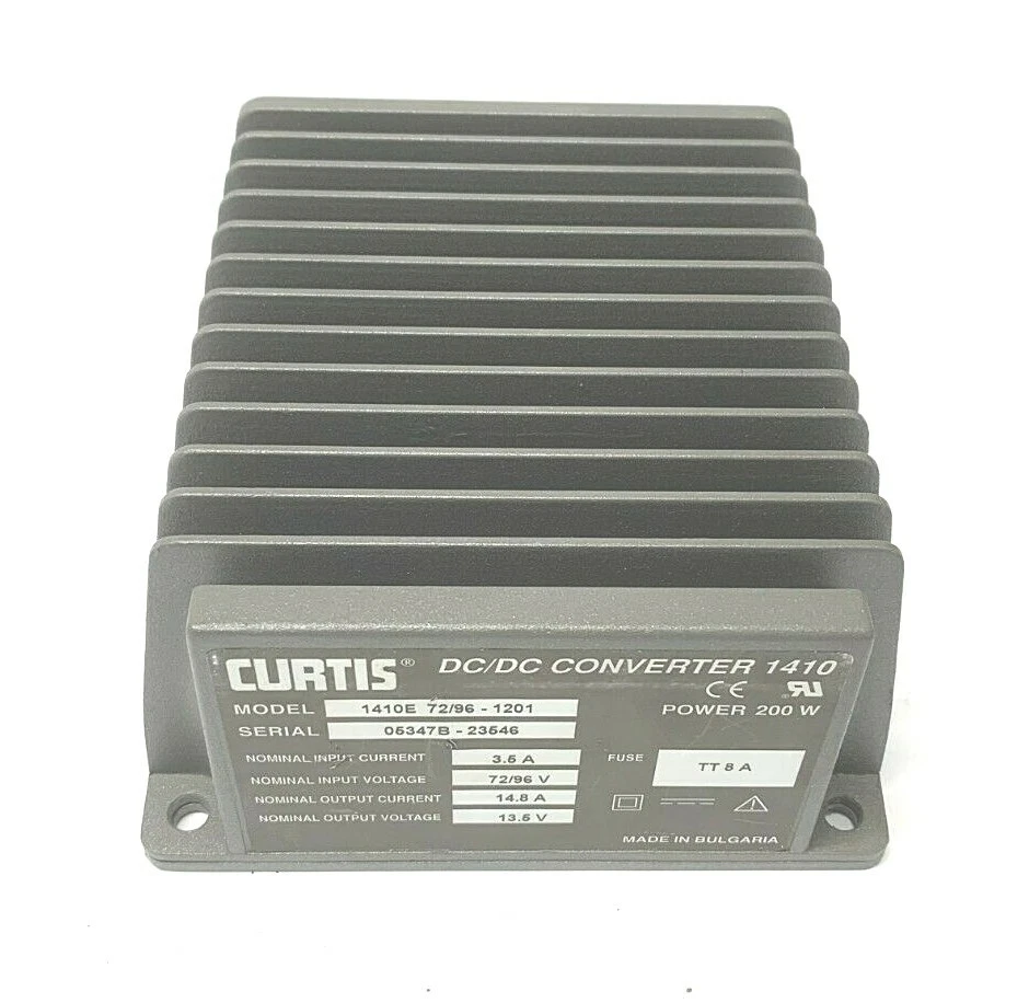 NEW CURTIS 1410E 72/96-1201 DC/DC CONVERTER, 200W 3.5A, TT8A FUSE - Image 1 of 4