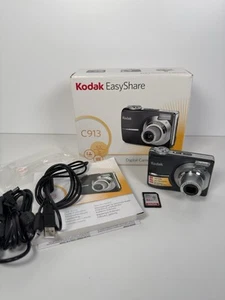 Kodak EasyShare C913 9.2MP Digital Camera 3X ZOOM - Boxed + 32gb SD Card - Picture 1 of 18