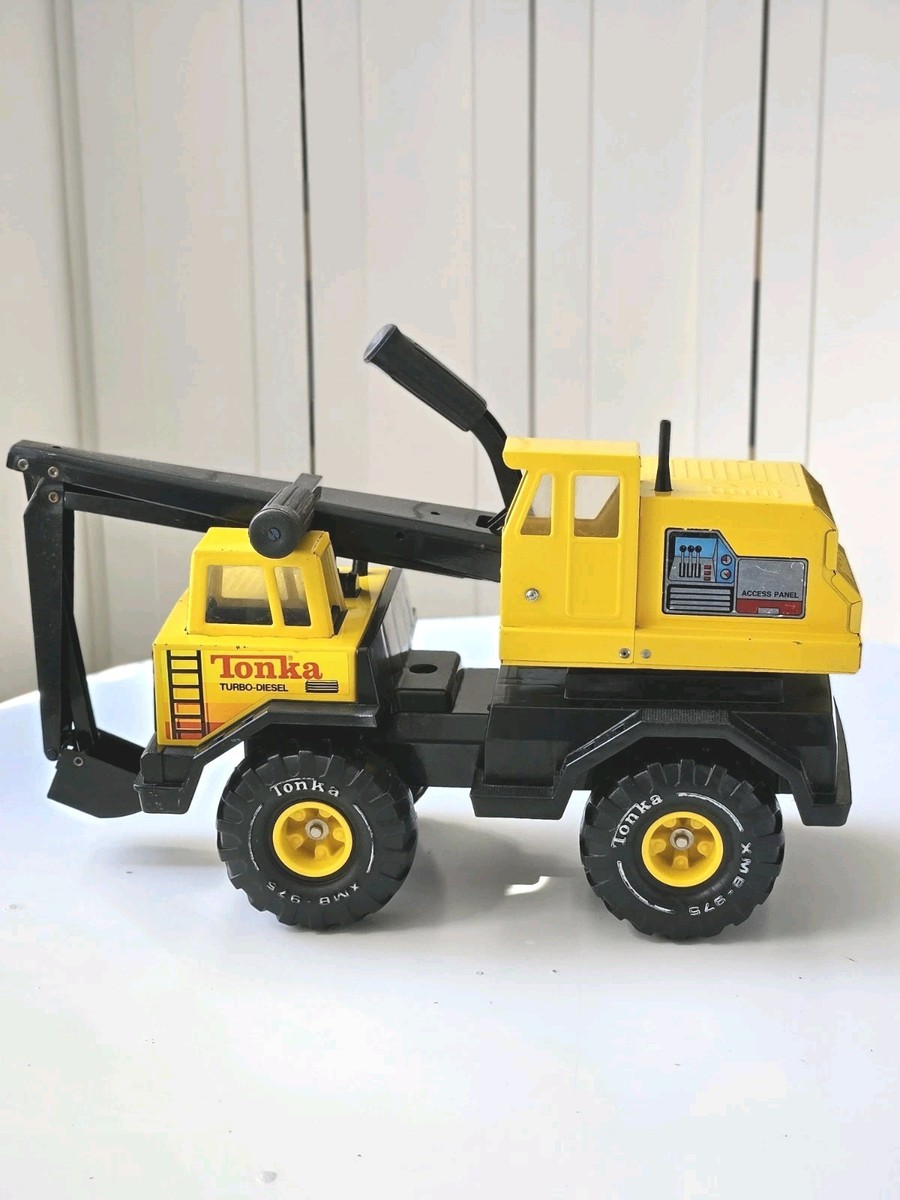 Tonka Backhoe In Vintage Manufacture Diecast Construction Tonka Backhoe In Vintage Manufacture Diecast Construction