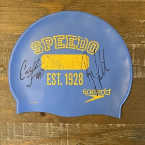 RARE - RYAN LOCHTE & CULLEN JONES Signed Autographed USA Swim Cap, USA, Swim Cap - Picture 1 of 2