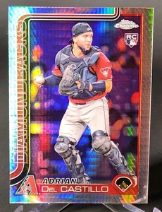 2025 Topps Chrome Adrian Del Castillo Prizm Refractor #240 Arizona Diamondbacks  - Bild 1 von 2