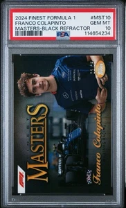 2024 Finest Masters Black Refractor1 F1 Franco Colapinto PSA 10 Pop 1 #/25 - Picture 1 of 2