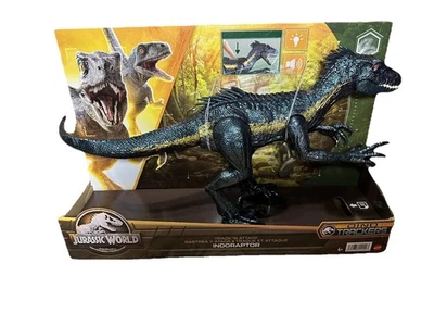 NUEVO Jurassic World INDORAPTOR Track 'N Attack Dino Tracker Dinosaurio Nuevo en Caja Foto 1 de 4