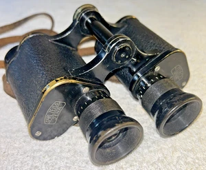 CARL ZEISS JENA TELACT 8x Binoculars Serial No 191590 from 1912 Antique - Picture 1 of 15