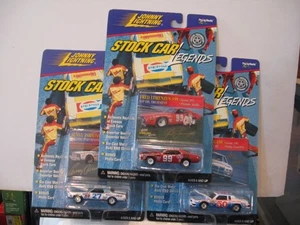 JOHNNY LIGHTNING STOCK CAR/LEGENDS  BENNY PARSONS, GEOFF BODINE FRED LORENZEN - Picture 1 of 3