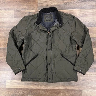 Chaqueta J Crew Para Hombre Grande Verde Sussex Primaloft Acolchada Granero Tareas Abrigo Foto 1 de 4