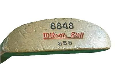 Wilson Staff 8843 355 Napa Blade Putter RH Fluted Steel 35.5" Good Leather Grip - Image 1 of 4