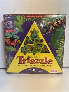 1995 SEALED TRIAZZLE Animated Puzzle Berkeley  WIN & MAC Not For Resale New Rare - Picture 1 of 6