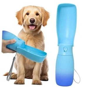 Portable Dog Water Bottle Large 550ml/19oz Dog Travel Water Bottle Dispenser - Picture 1 of 8