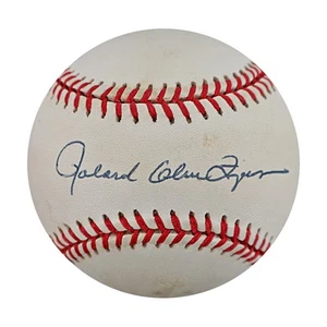 Roland Glen Fingers Oakland Athletics Autografo Firmato OAL Baseball PSA Autore - Foto 1 di 3
