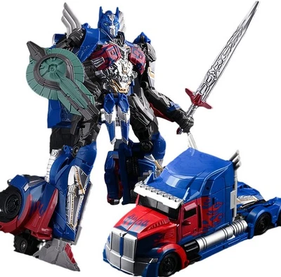 Transformator Optimus Prime Truck Auto Rennauto Roboter Spielzeug Motor Wagen - Bild 1 von 4