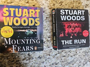2 Stuart Woods Audio CD Bücher: Mounting Fears, The Run (Will Lee) kostenloser Versand - Bild 1 von 3