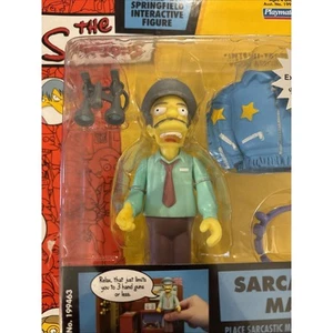 Simpsons Sarcastic Man Action Figure Series 14 World of Springfield - Picture 1 of 6