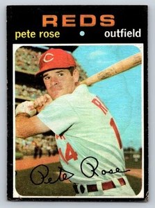 1971 Topps #100 Pete Rose (Writing on Back) - Picture 1 of 2