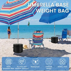 Umbrella Base Weight Bag with Water Up to 100 lbs Umbrella Base Weight sdfky - Picture 1 of 11